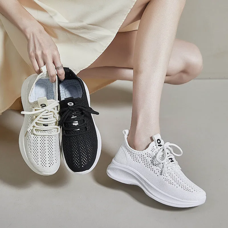 Breathable Sports Lightweight Soft Sole Comfortable Shoes Flats