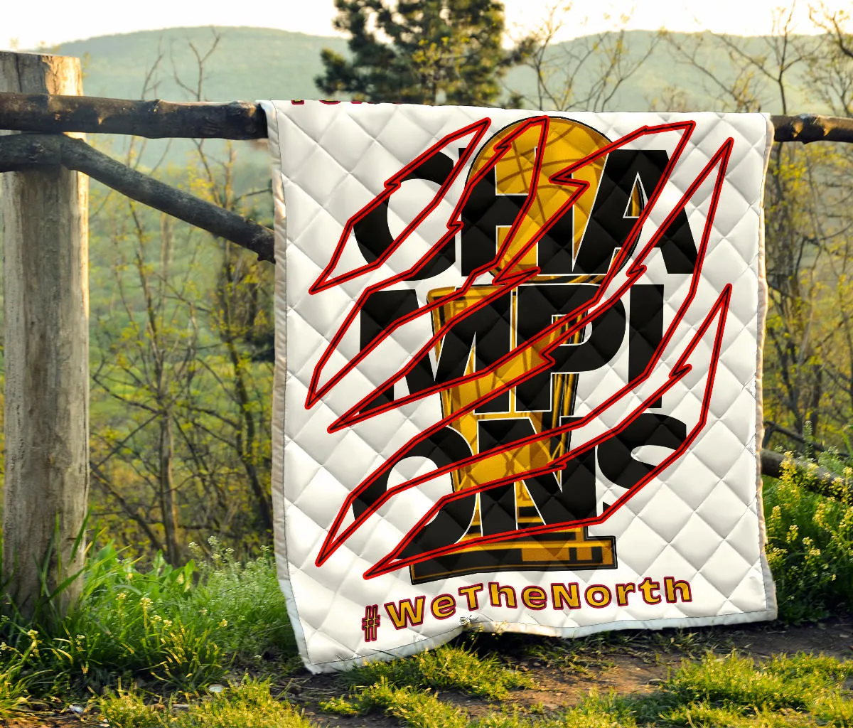 Toronto Raptors Premium Quilt White