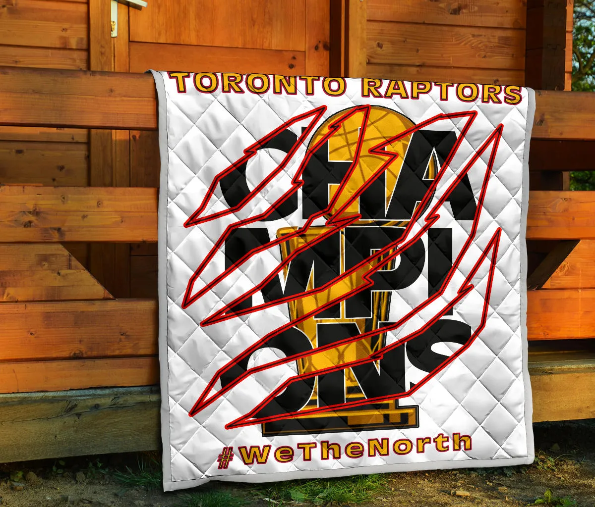 Toronto Raptors Premium Quilt White