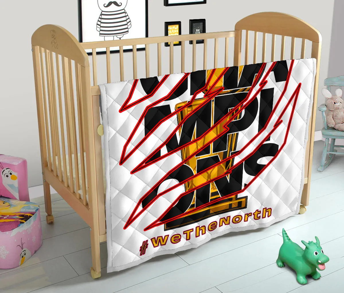 Toronto Raptors Premium Quilt White